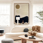 靜謐構築|抽象幾何藝術掛畫系列 北歐極簡風