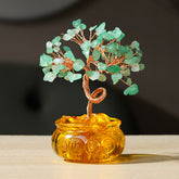 天然水晶碎石招財樹|四色可選|聚寶納財開運擺件