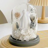 永恆誓約 婚紗永生花擺飾