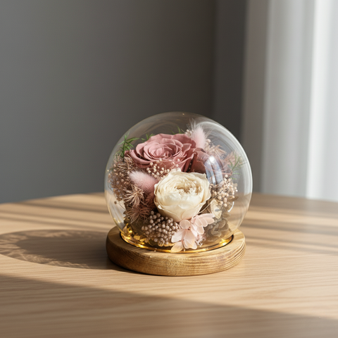 晨光玻璃永生花盅系列