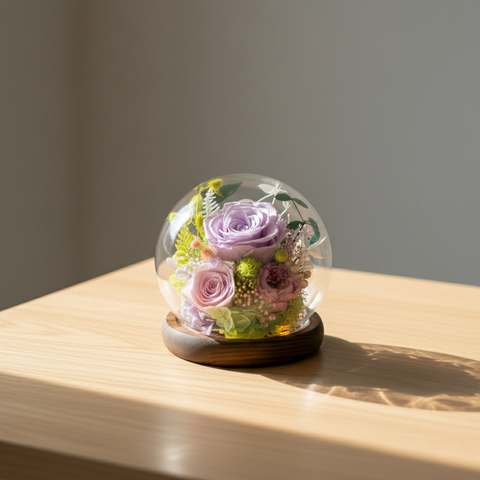 晨光玻璃永生花盅系列